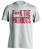 FUCK THE PATRIOTS - Houston Texans Fan T-Shirt - Text Design - Beef Shirts