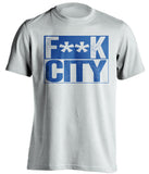 F**K CITY Bristol Rovers FC white TShirt