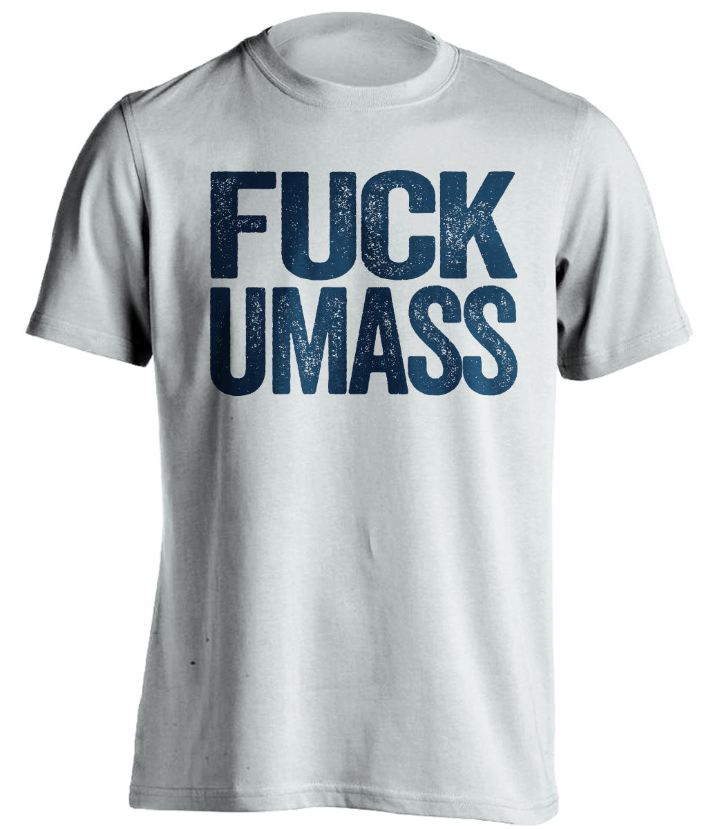 fuck umass merrimack warriors white tshirt uncensored