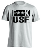 fuck usf censored white shirt for ucf knights fans