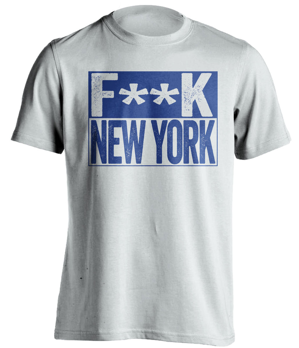 fuck new york dodgers jays fan white shirt censored