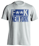 fuck new york dodgers jays fan white shirt censored