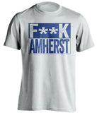 fuck amherst uml umass lowell river hawks white shirt censored