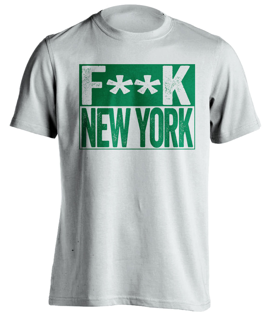 fuck new york philadelphia eagles fan white shirt censored