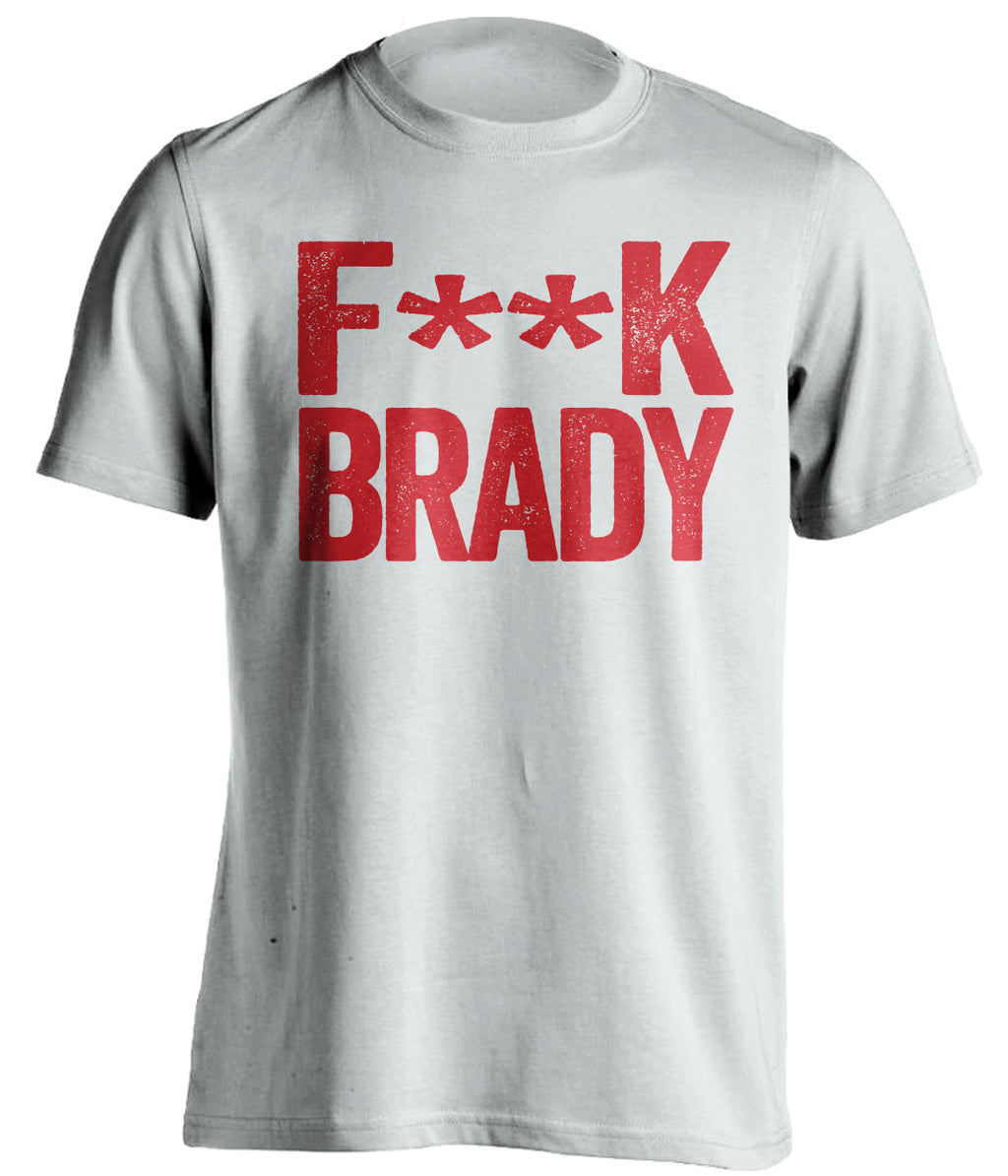 fuck brady kc chiefs white censored shirt