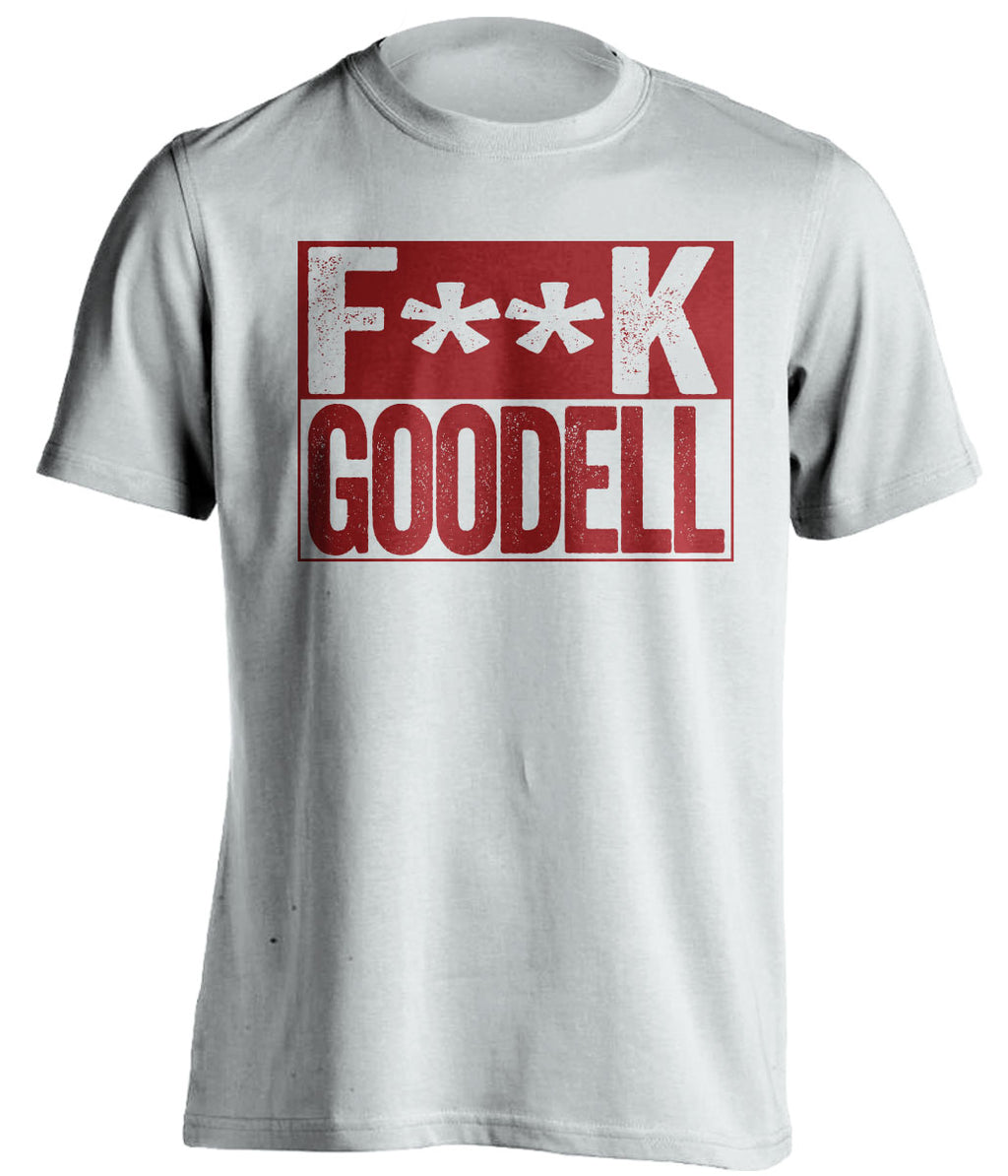 fuck roger goodell censored white shirt washington redskins fan