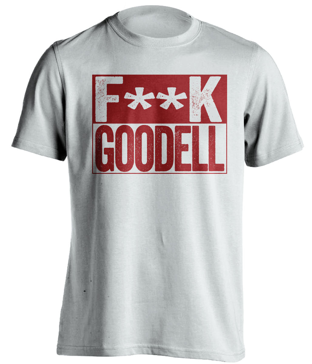 fuck roger goodell censored white shirt washington redskins fan