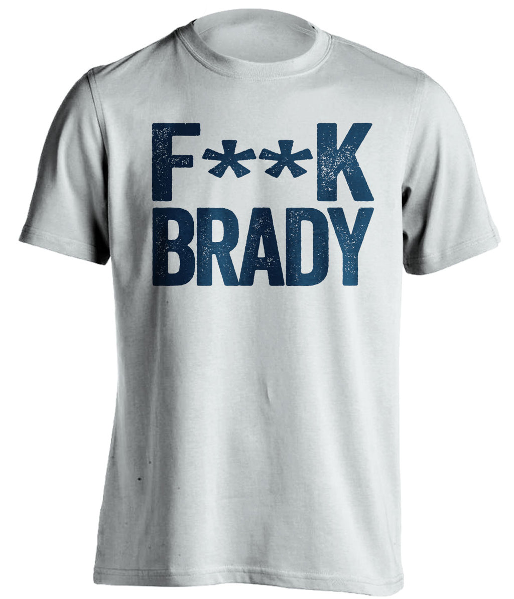fuck brady new york giants white censored shirt