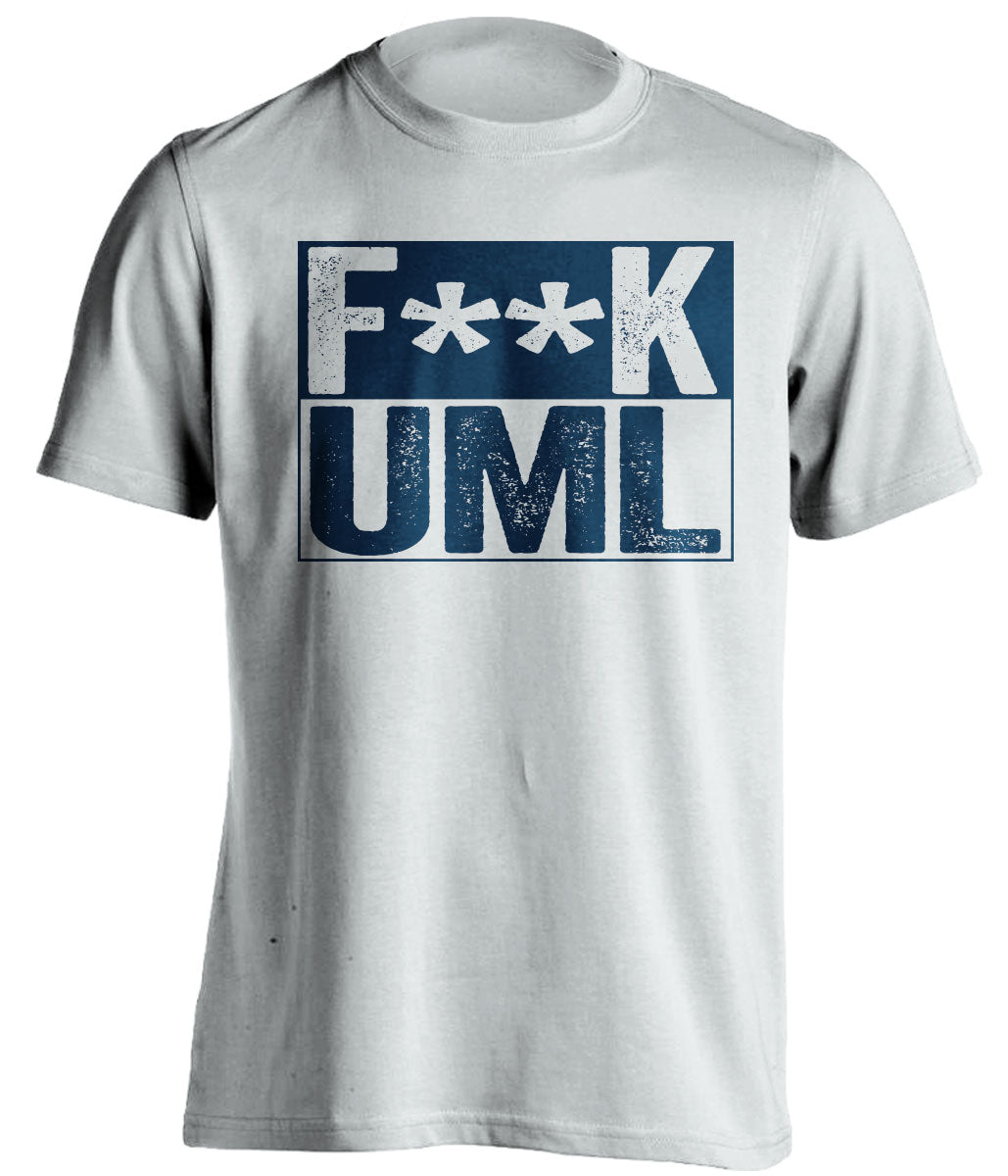 fuck uml lowell merrimack warriors white shirt censored