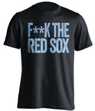 fuck the red sox black shirt brewers fan censored