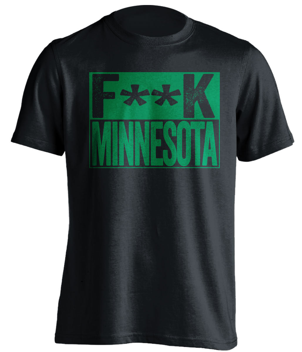 fuck minnesota censored black shirt UND north dakota fans