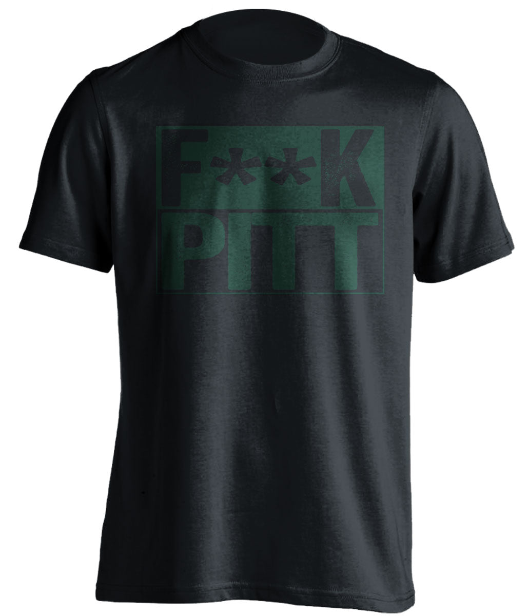 fuck pitt msu michigan state spartans black shirt censored