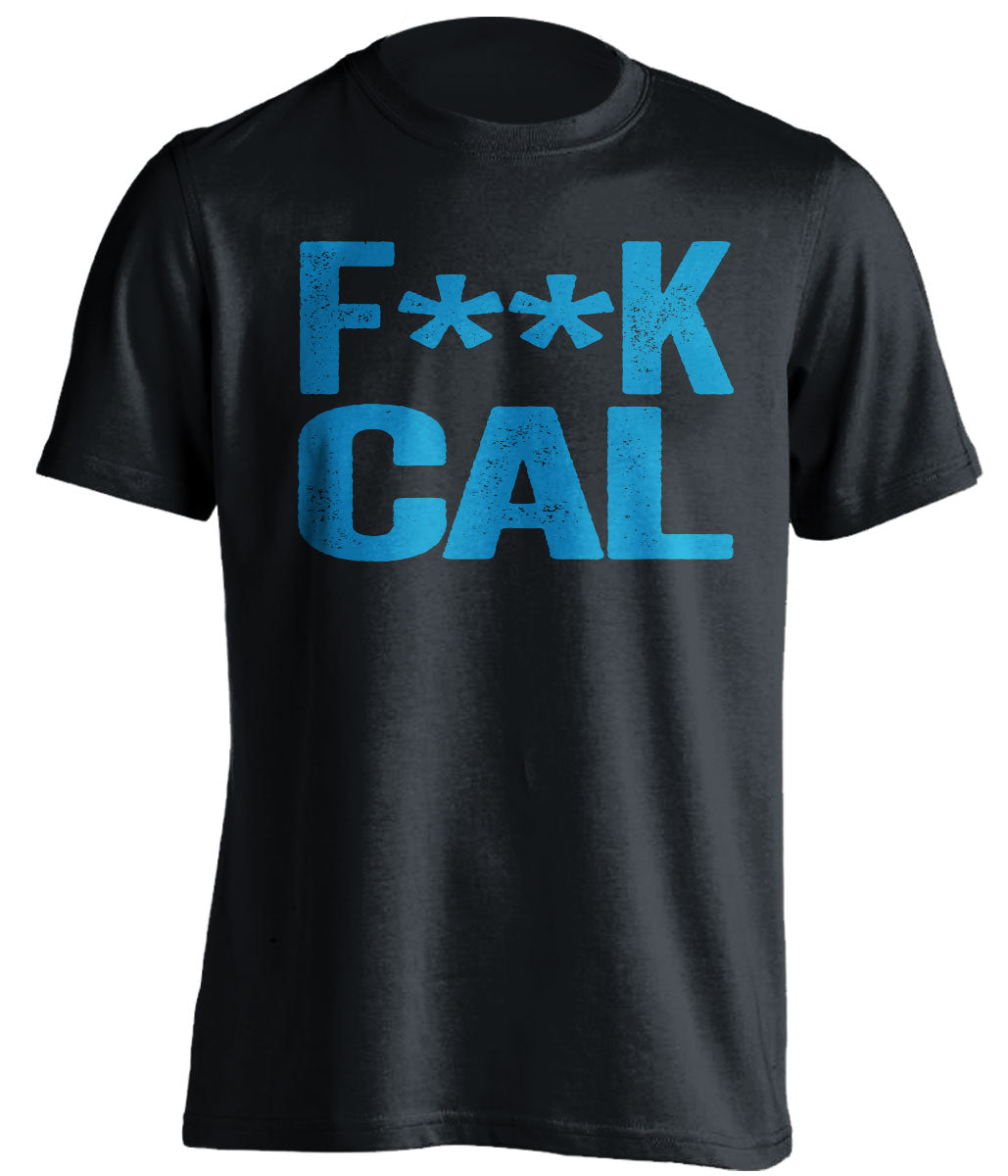 fuck cal censored black tshirt for ucla bruins fans