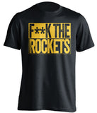 fuck the rockets utah jazz black shirt censored