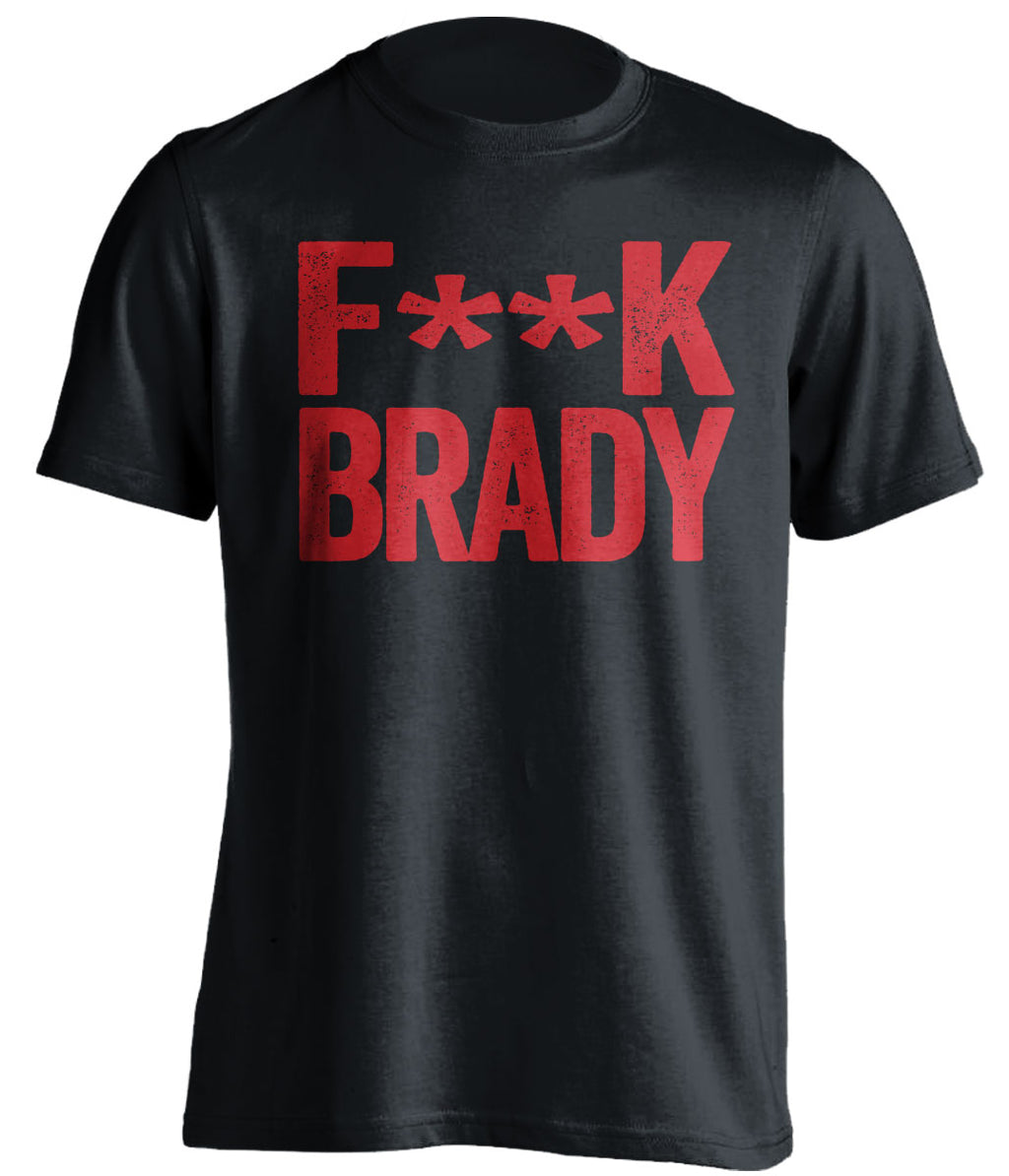 fuck brady kc chiefs black censored shirt