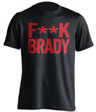 fuck brady kc chiefs black censored shirt