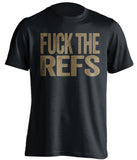 fuck the refs new orleans saints black shirt uncensored