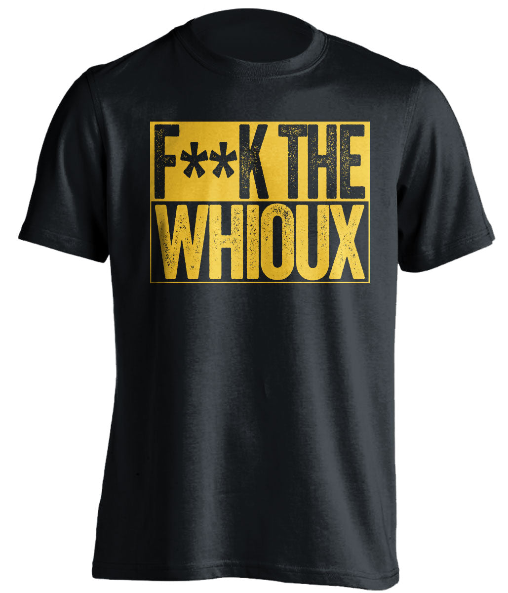 fuck the whioux censored black shirt minnesota gophers fan