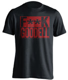 fuck roger goodell censored black shirt washington redskins fan