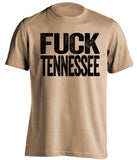 fuck tennessee vols vandy vanderbilt commodores old gold tshirt uncensored