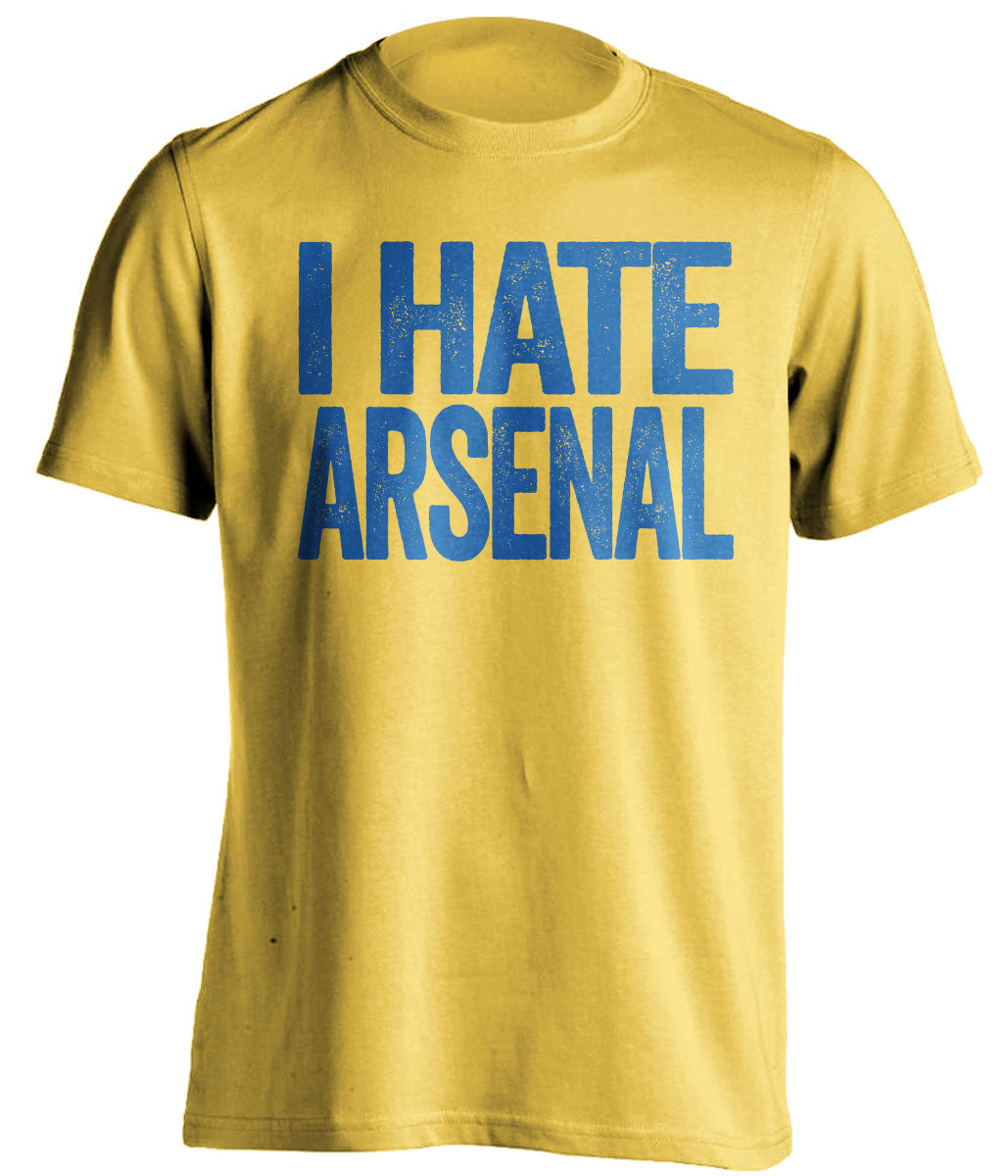 leeds united fc tshirt hate arsenal